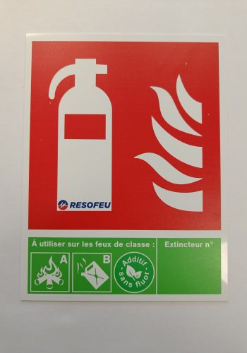 panneau classe de feu 2